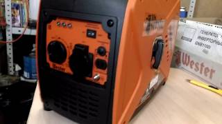 Unboxing генератора Wester GNB1100i