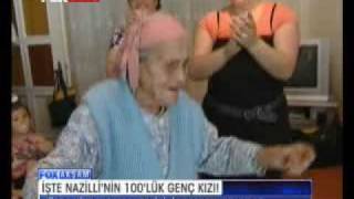 Nazilli'nin 100 lük genç kızı Kübra nine, Türkiyenin en uzun ömürlü ilçesi Nazilli'den
