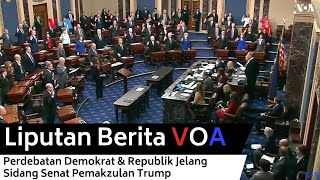 Perdebatan Demokrat & Republik Jelang Sidang Senat Pemakzulan Trump