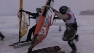 Un nouveau sport de glisse : le winter windsurf !