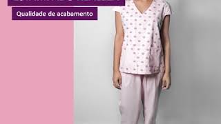 Pijama Hospitalar Realeza - Faíko Jalecos