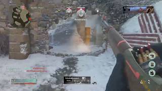COD WWII // Killstreak with Pistol Tactical Knife - Resistance Division
