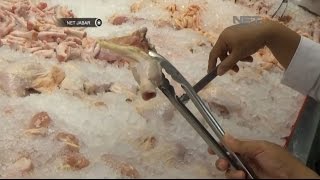 NET JABAR - DISKOPERINDAG TEMUKAN DAGING AYAM KADALUARSA TIDAK LAYAK JUAL DI SEBUAH TOSERBA