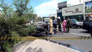 Припадок эпилепсии у водителя стал причиной опрокидывания автомобиля