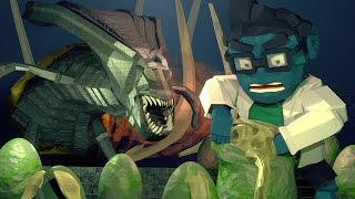 Minecraft | ANGRY HULK VS EVIL VILLAINS - Blowing Up Alien Vs Predator Hive! (Destruction)