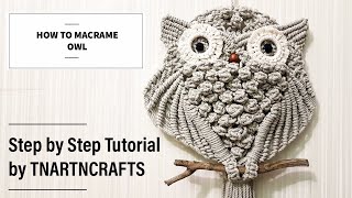 DIY Macrame Owl wall hanging tutorial for beginners & beyond #1, Macrame Berry Knots