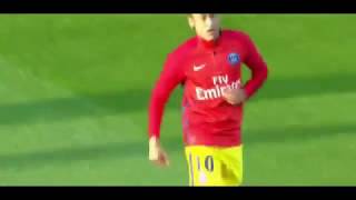 Neymar Debut PSG  vs Guingamp 3-0