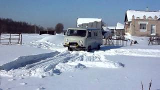 УАЗ по снегу