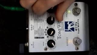 Korg Toneworks 411fx multi effects: Strong like real pedals