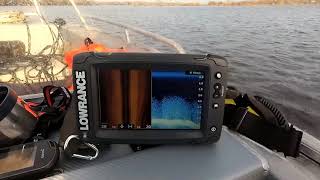 Lowrance Elite 7ti vs Белая рыба