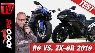 Supersport-Vergleich: Yamaha R6 vs. Kawasaki ZX-6R 2019