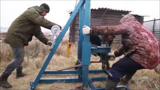 обучение бурению Буровая установка  на воду гибрид эектрики и гидравлики