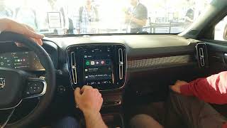 Android Automotive in a Volvo XC40 - Google I/O 2018