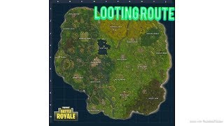 *NEW* BEST LOOTING ROUTE FOR NEW MAP IN FORTNITE!!