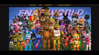 RPG-шная FNaF! Fnaf World!-Секреты и тайны Five Nights at Freddy`s 4