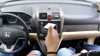 Снятие магнитолы Хонда CR-V 2007-2011.Removing the radio Honda CR-V 2007-2011