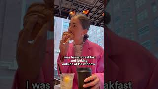 I had breakfast at Starbucks Reserve, and how much did it cost for me