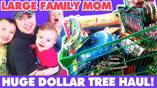 ?HUGE DOLLAR TREE HAUL | ?Homemaking, ?Homeschool, ✂️Crafts! ? Large Family Mom Style?!