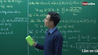 Vted.vn: Mặt cầu ngoại tiếp tứ diện trong hệ tọa độ oxyz - Thầy Đặng Thành Nam