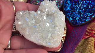 Sage Goddess - Druzy Aura Hearts