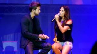 PABLO ALBORAN CON INDIA MARTINEZ