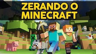 ZERANDO O MINECRAFT EM UM SÓ VIDEO! (MEIA HORA DE VIDEO!)