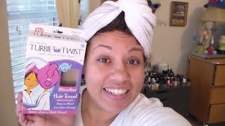 Review Turbie Twist Does it fit long hair? ~Demo