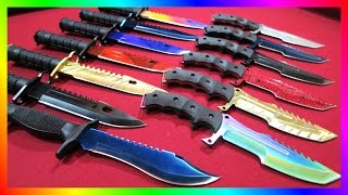 Huge Real Life CS:GO Knife Unboxing! M9 Doppler Ruby, Sapphire, Tiger Tooth & More!