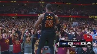 LeBron James Hits Game Winner VS Pacers and Brings The Cavaliers Crowd To Their Feet!