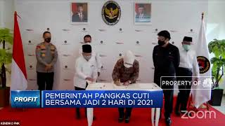 Pemerintah Pangkas Cuti Bersama Jadi 2 Hari di 2021