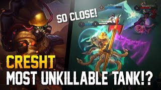 Arena of Valor [Road to Conqueror] UNKILLABLE TANK!! Cresht Gameplay