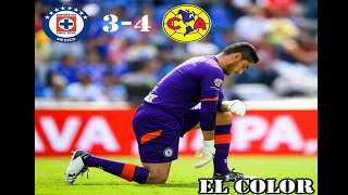 El Color del Clásico Joven  Cruz Azul VS America 3-4 Jornada 8 Apertura 2016