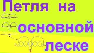 Как сделать петлю на основной леске,Рыбалка,