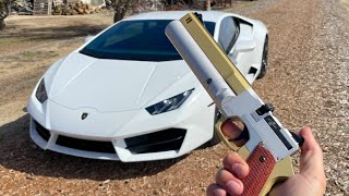 Lamborghini vs Airpistol (giveaway)