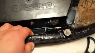BMW E39 - Попытка реставрации карт дверей после затекания воды