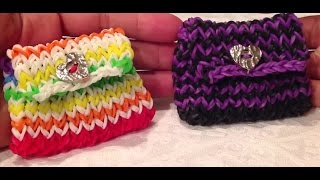 Кошелек из резиночек, Радужки Rainbow Loom