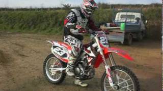 Entrainement Moto cross Guisseny honda crf 250 2010