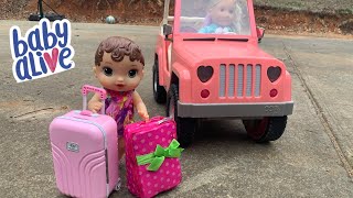 Baby Alive Abby Packing For Vacation ✈️