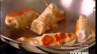 Chicken Scallopine with Sage and Fontina Cheese