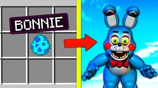 КАК ПРИЗВАТЬ БОННИ FNAF АНИМАТРОНИК В МАЙНКРАФТ? ЯЙЦО ПРИЗЫВА BONNIE FNAF