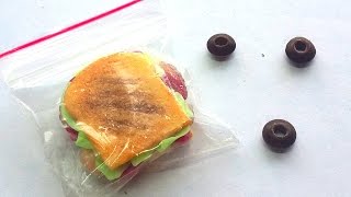 DIY Sandwich | Miniature Food - Polymer Clay Tuturial