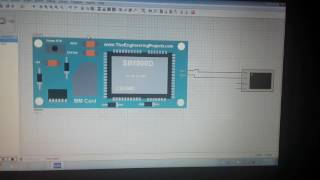 gsm library add  on proteus send at command