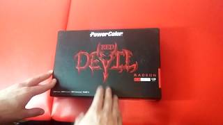 Распаковка видеокарты PowerColor Red Devil Radeon RX 470 для майнинг фермы
