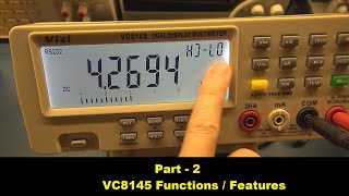 Vici / Vichy VC8145 Bench Multimeter Review - Part 2