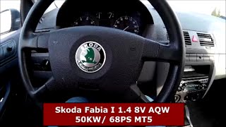 Skoda Fabia I 1.4 8V AQW - TEST RPM obroty silnika na autostradzie