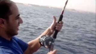 Bonito fishing صيد بلاميطة باستخدام اختراع المطار