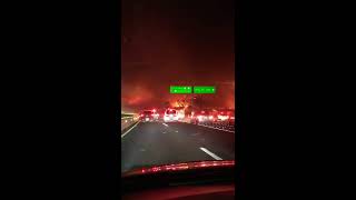 incendio infernal en Tijuana y rosarito