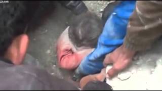 Subhanaalloh,Alloh akbar, bayi di syria slamat