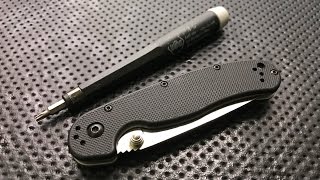 How to disassemble and maintain the Ontario RAT 2 pocketknife