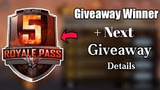 Get Free Season 5 Elite Pass| Pubg Mobile | Giveaway Result